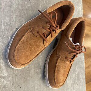 TIMBERLAND MEN'S AUTHENTIC LIGHT LACE UP SHOE RUST SUEDE A6BT2-EIZ ALL SIZES